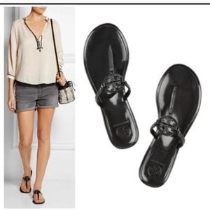 Tory Burch Mini Miller Rubber Thong Sandals 10